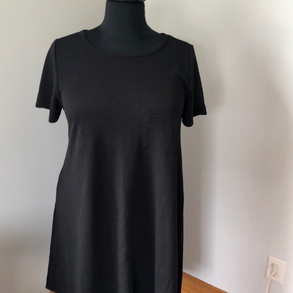 LuLaRoe black geometric pattern dress 2XL